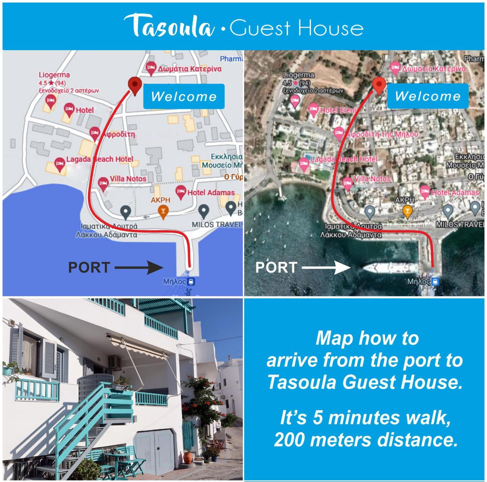 Tasoula Guest House Adamantas  Esterno foto